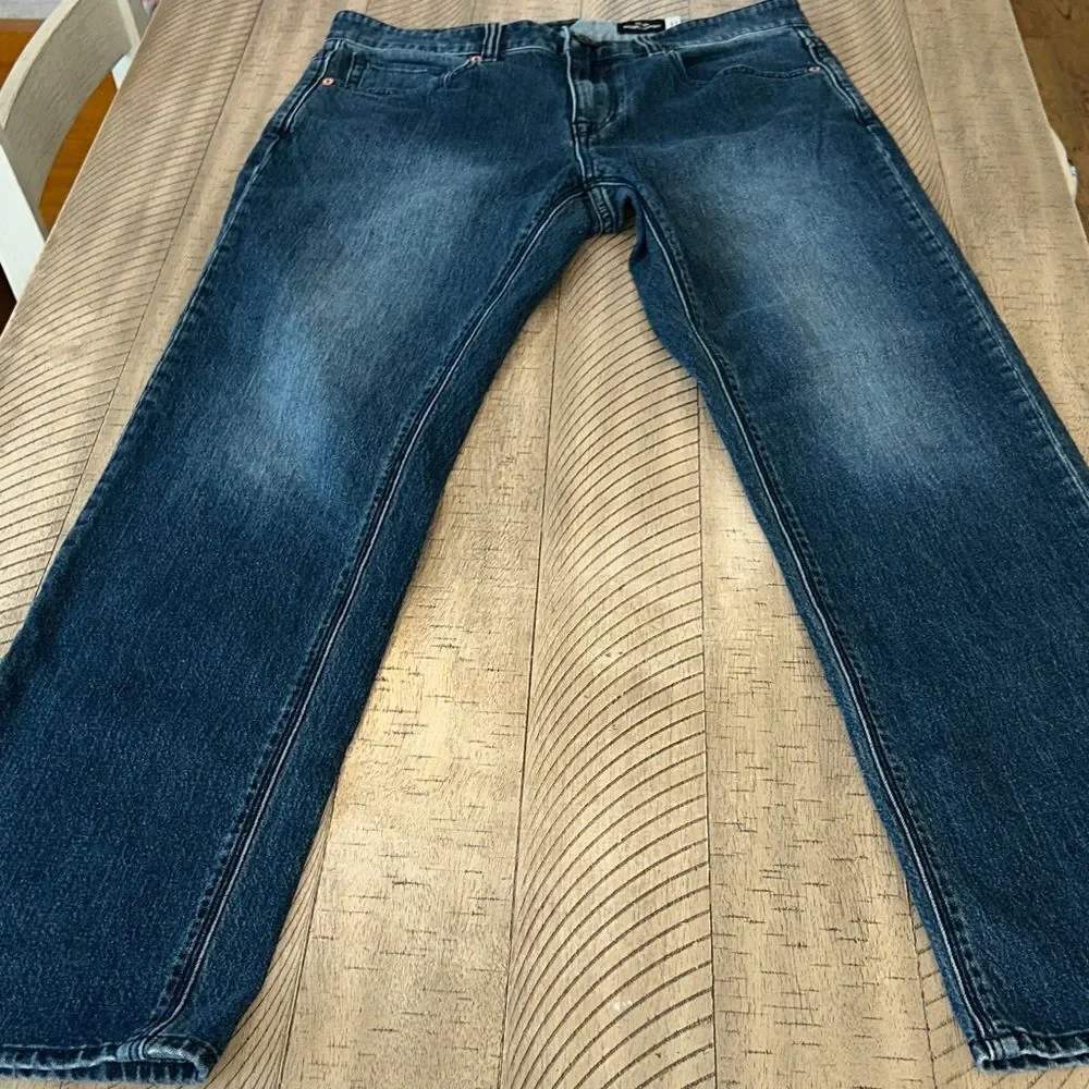 Volcom Men's Dark Blue Straight Jeans